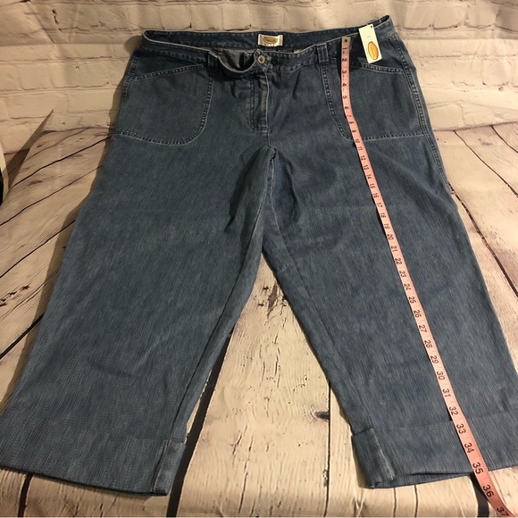 NWT Talbots Women’s Cotton Relax Fit Ankle Jeans - Size 18W - Picture 2 of 8